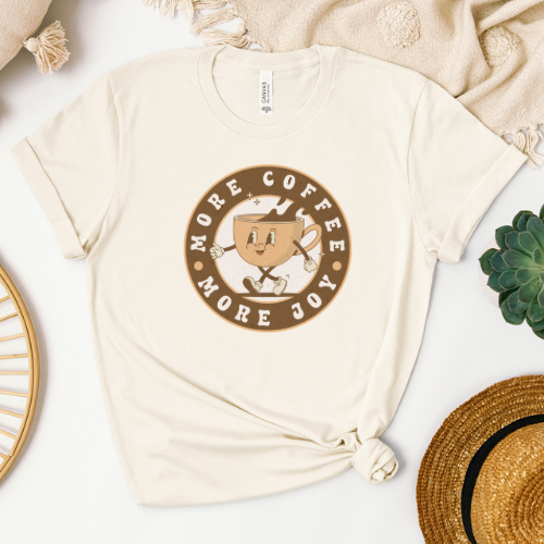 More Coffee, More Joy Graphic Tee