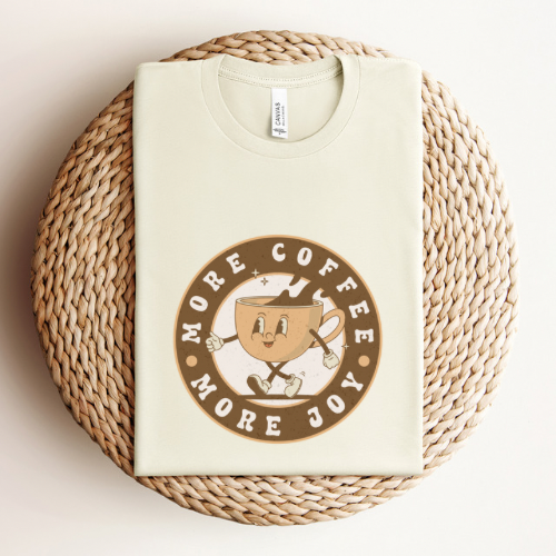 More Coffee, More Joy Graphic Tee