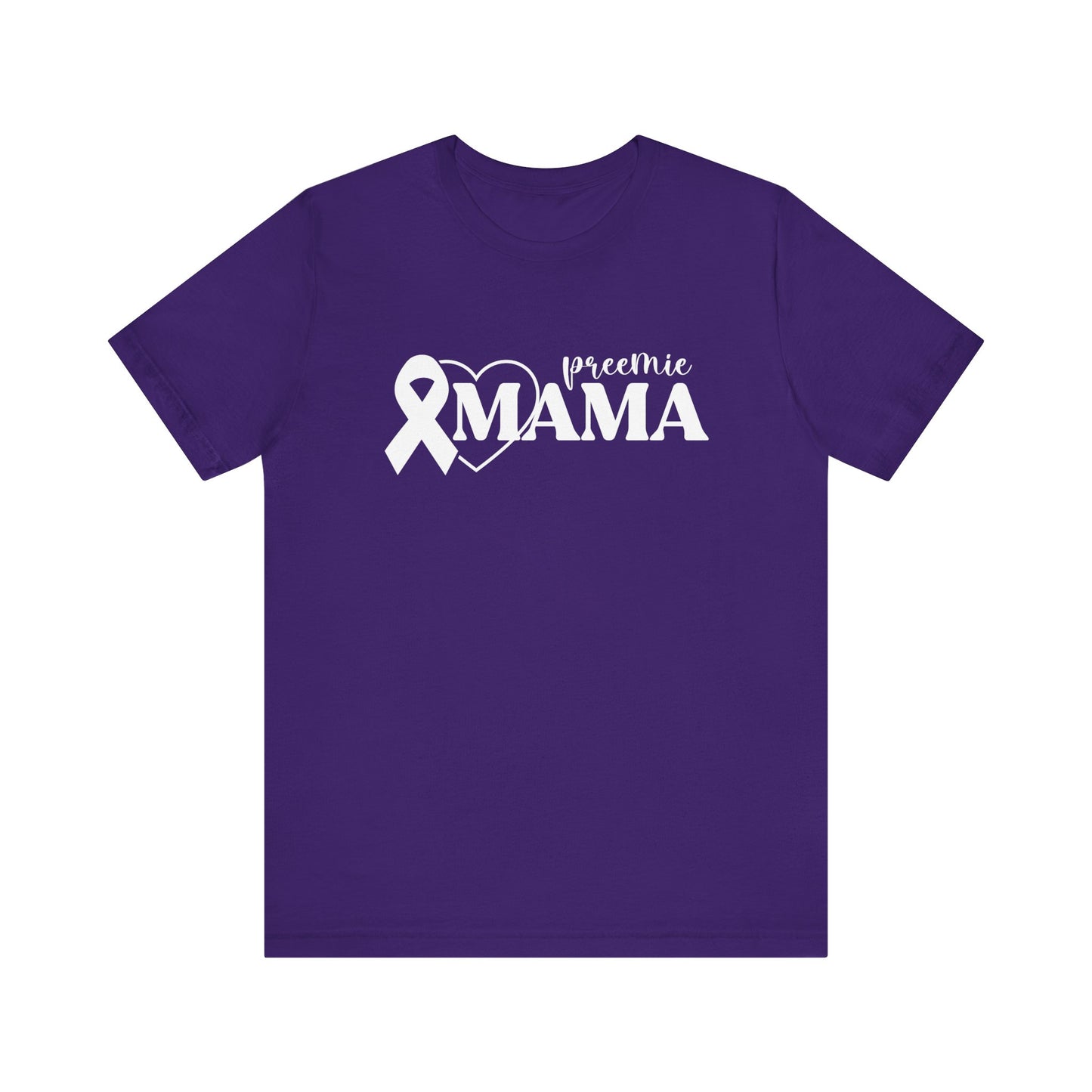 Preemie Mama Ribbon Graphic Tee