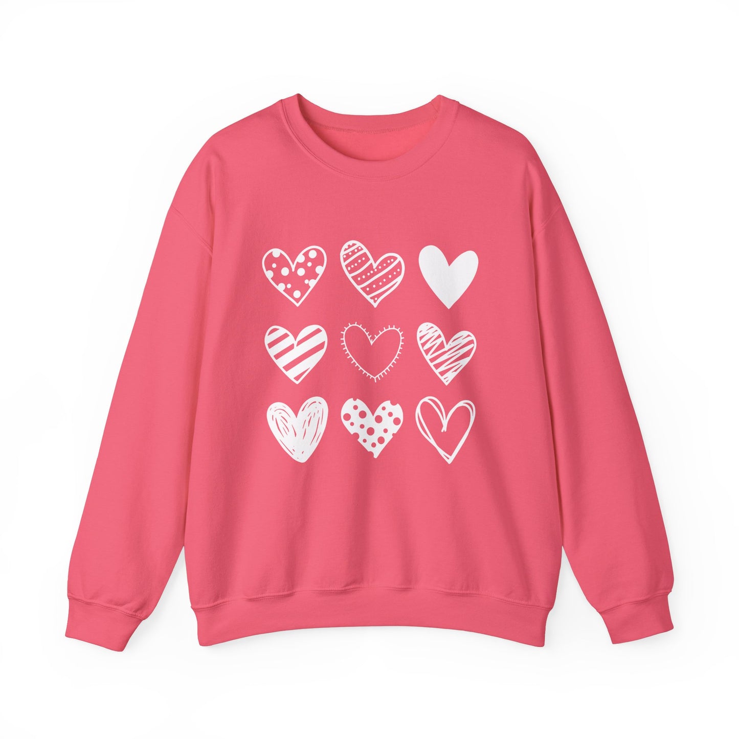 Pretty Hearts Crewneck Sweatshirt