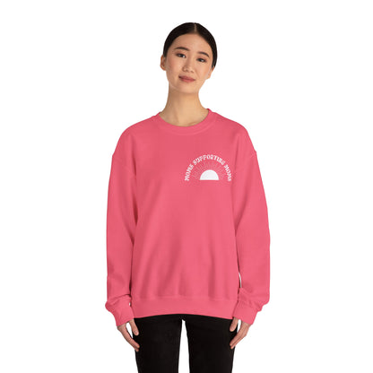 Moms Supporting Moms Sunshine Crewneck Sweatshirt