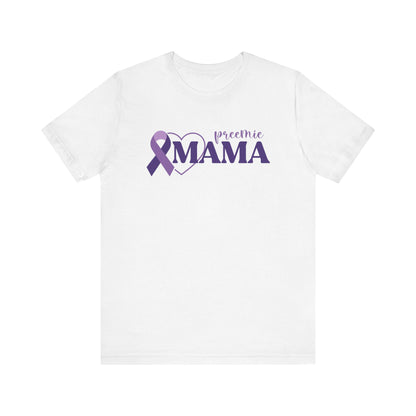 Preemie Mama Ribbon Graphic Tee