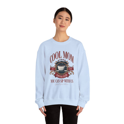 Cool Mom Coffee Club Crewneck Sweatshirt