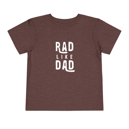 Rad Like Dad Toddler Graphic Tee