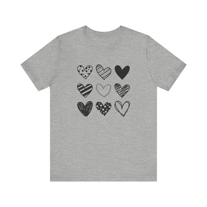 Pretty Hearts Graphic Tee