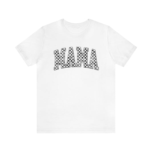 Mama Checkered Graphic Tee