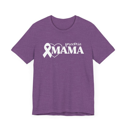 Preemie Mama Ribbon Graphic Tee