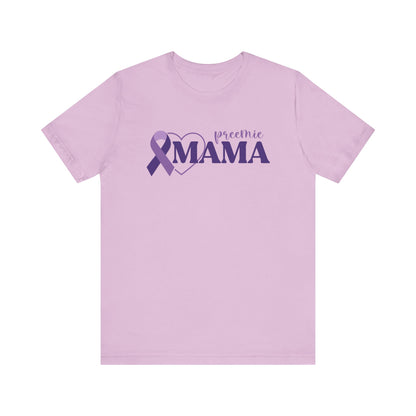 Preemie Mama Ribbon Graphic Tee