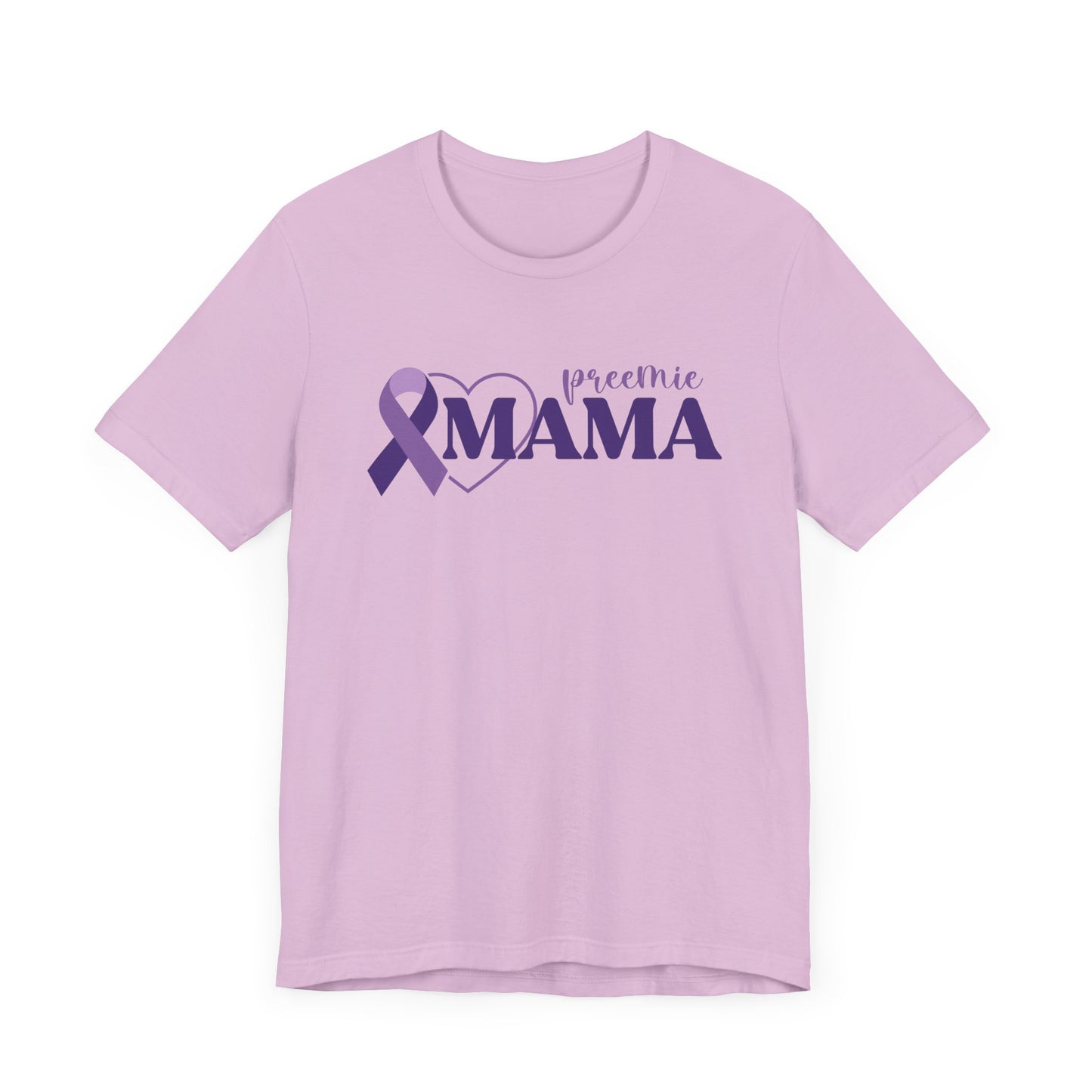 Preemie Mama Ribbon Graphic Tee