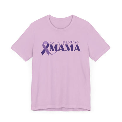 Preemie Mama Ribbon Graphic Tee