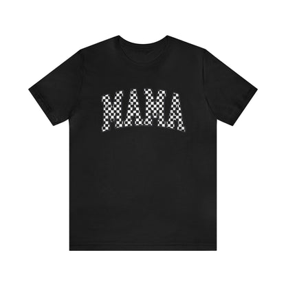 Mama Checkered Graphic Tee