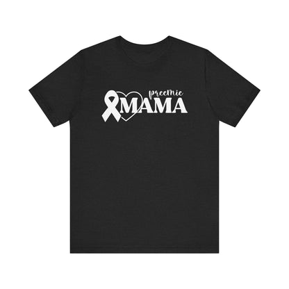 Preemie Mama Ribbon Graphic Tee