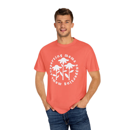 Moms Supporting Moms Flower Tee