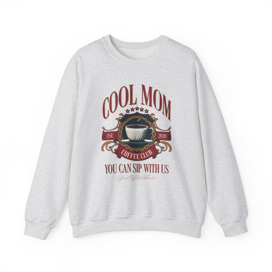 Cool Mom Coffee Club Crewneck Sweatshirt