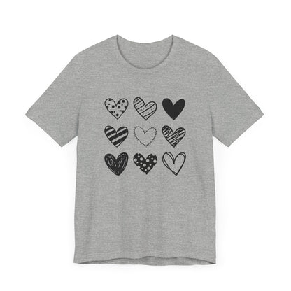 Pretty Hearts Graphic Tee