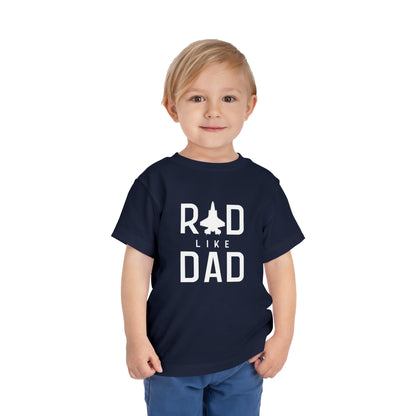 Rad Like Dad Jet Toddler Graphic Tee