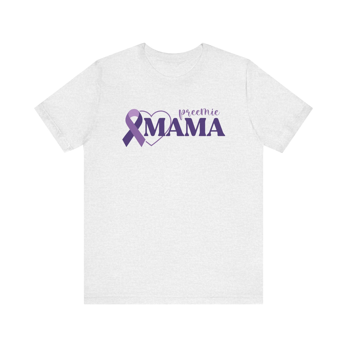 Preemie Mama Ribbon Graphic Tee