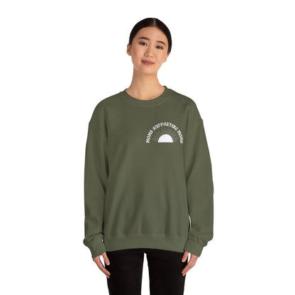 Moms Supporting Moms Sunshine Crewneck Sweatshirt