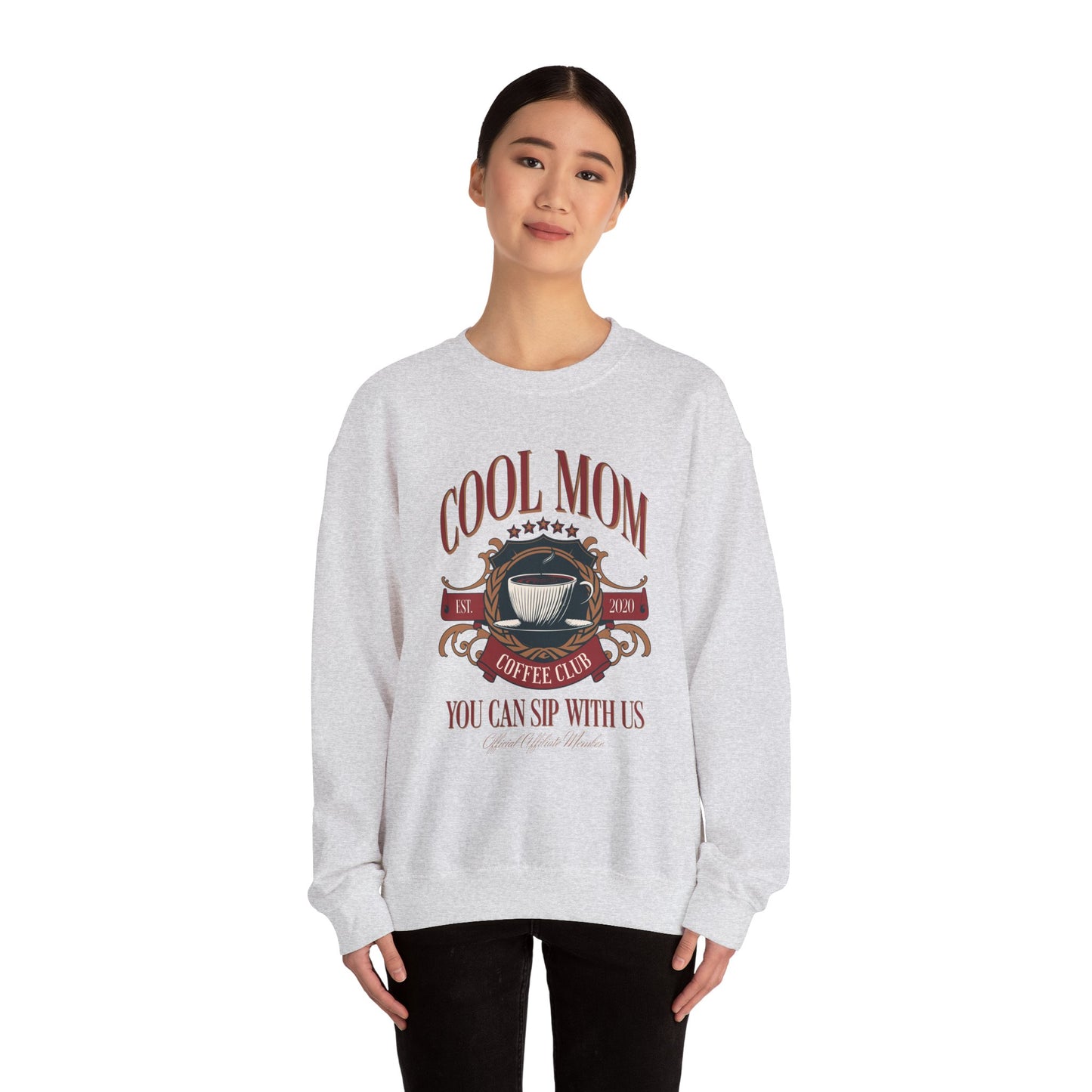 Cool Mom Coffee Club Crewneck Sweatshirt