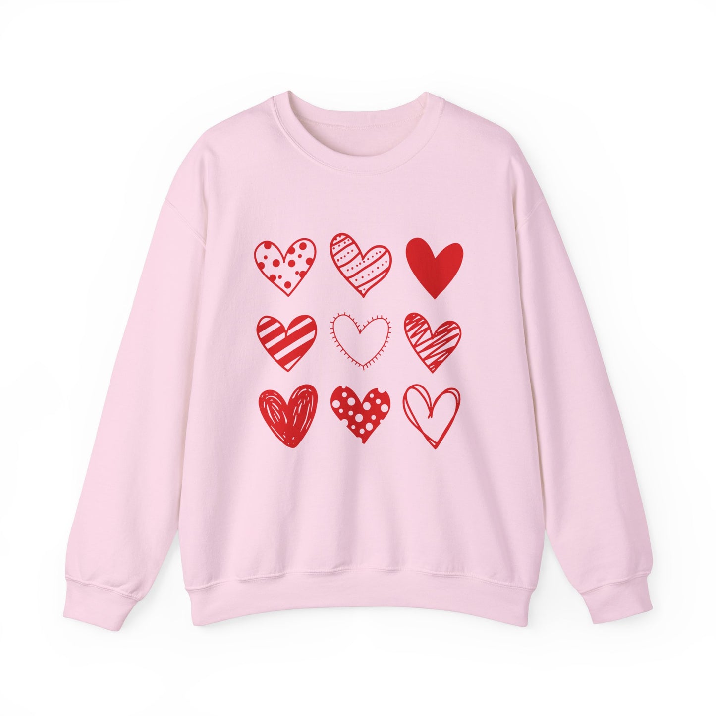 Pretty Hearts Crewneck Sweatshirt