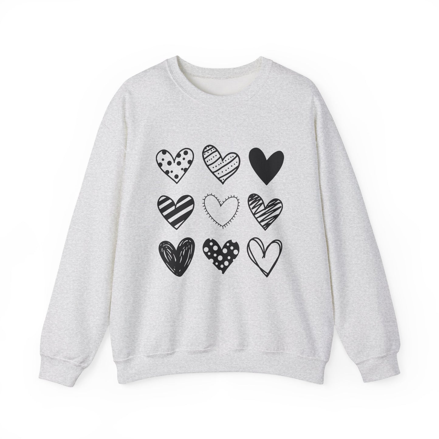 Pretty Hearts Crewneck Sweatshirt