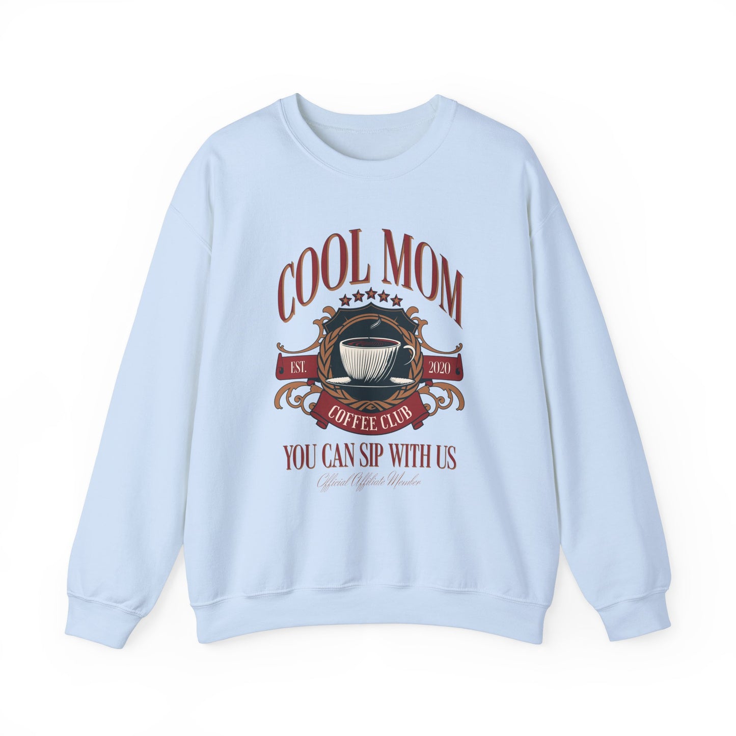 Cool Mom Coffee Club Crewneck Sweatshirt