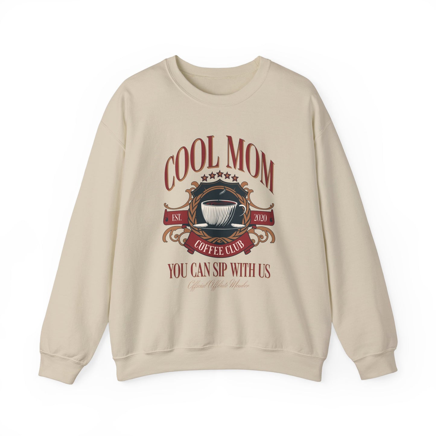 Cool Mom Coffee Club Crewneck Sweatshirt