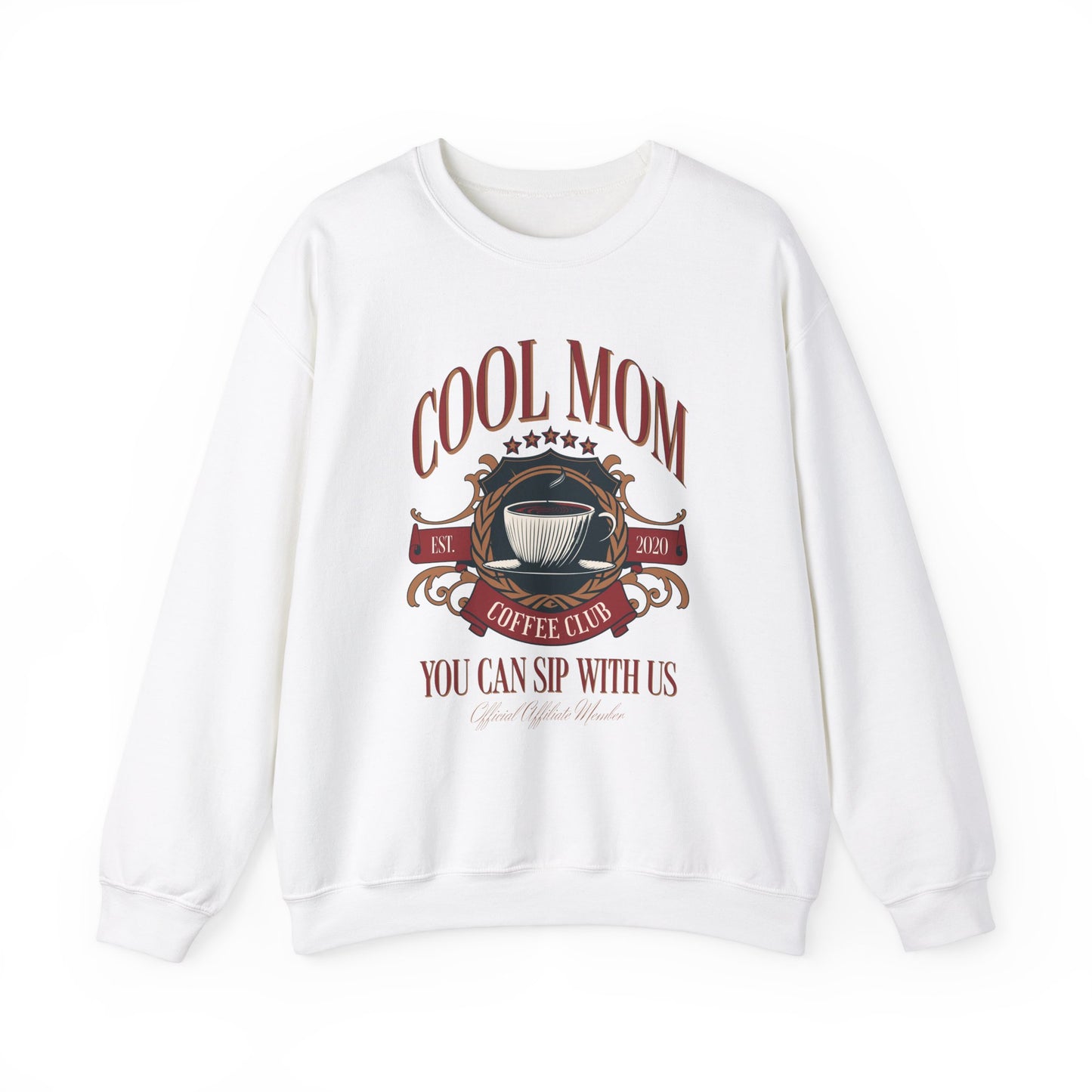 Cool Mom Coffee Club Crewneck Sweatshirt