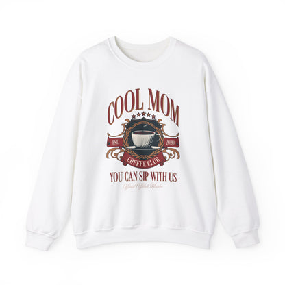 Cool Mom Coffee Club Crewneck Sweatshirt