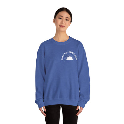 Moms Supporting Moms Sunshine Crewneck Sweatshirt