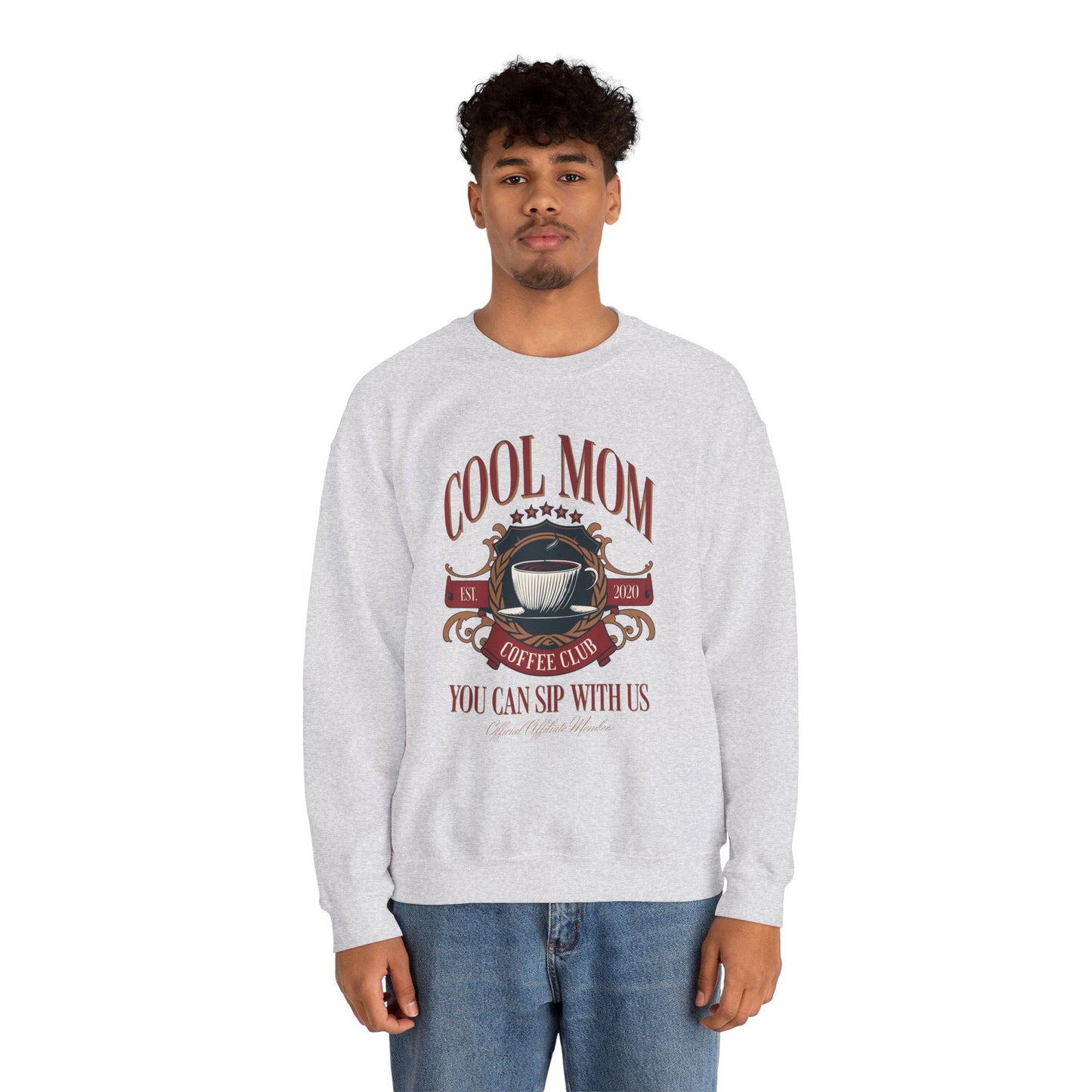 Cool Mom Coffee Club Crewneck Sweatshirt