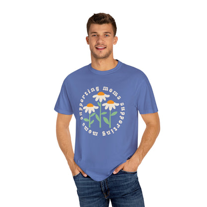 Moms Supporting Moms Flower Tee