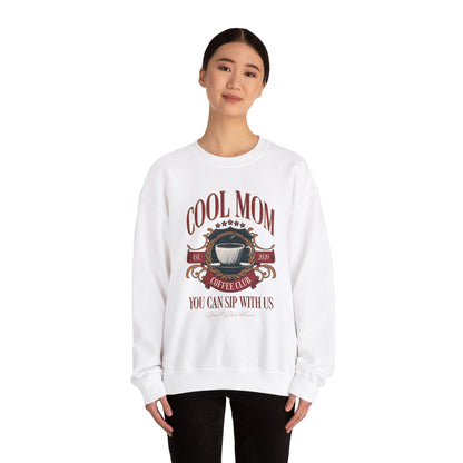 Cool Mom Coffee Club Crewneck Sweatshirt