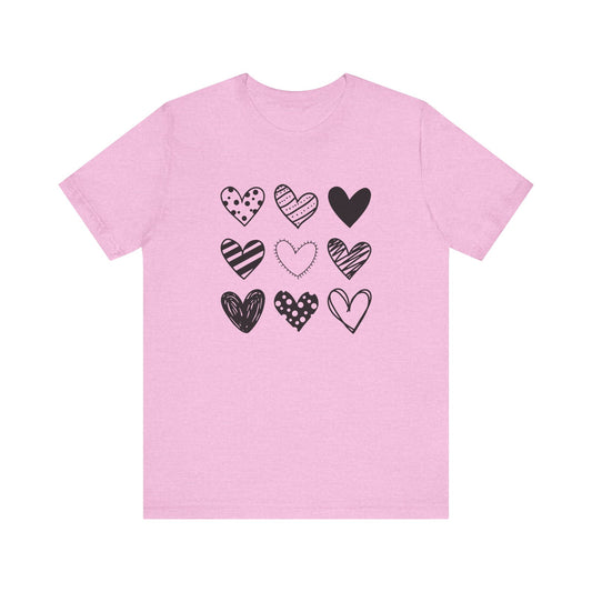 Pretty Hearts Graphic Tee