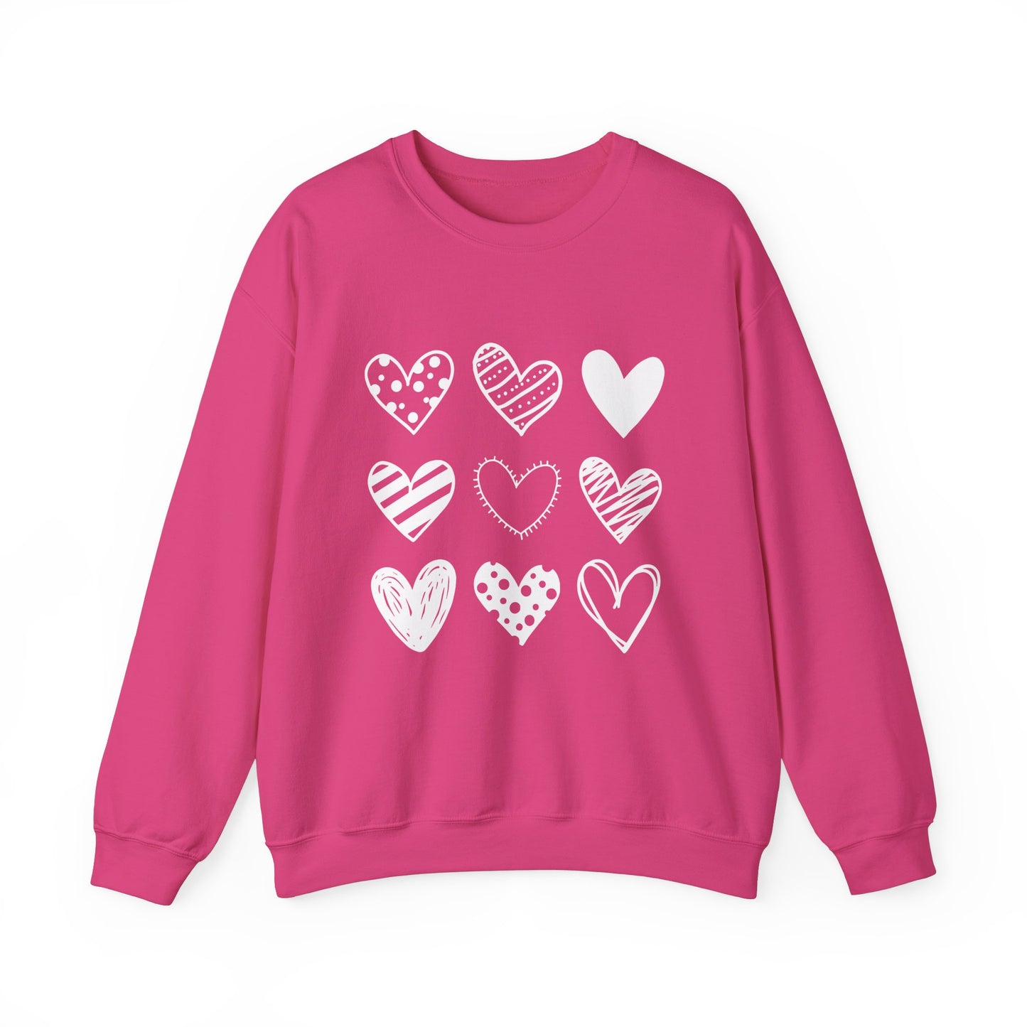 Pretty Hearts Crewneck Sweatshirt