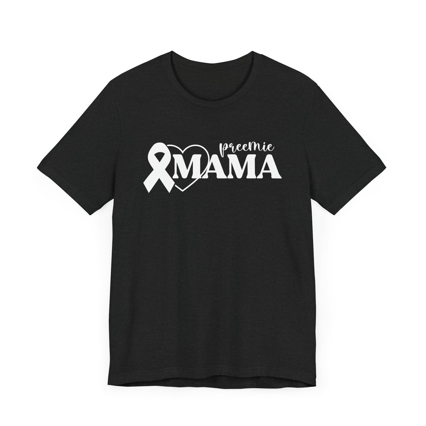 Preemie Mama Ribbon Graphic Tee