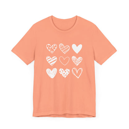 Pretty Hearts Graphic Tee