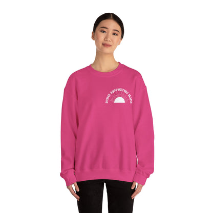 Moms Supporting Moms Sunshine Crewneck Sweatshirt