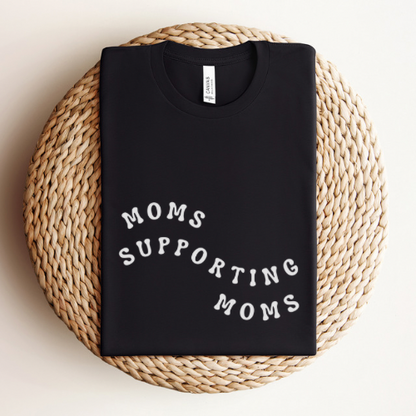 Wavy Moms Supporting Moms Graphic Tee