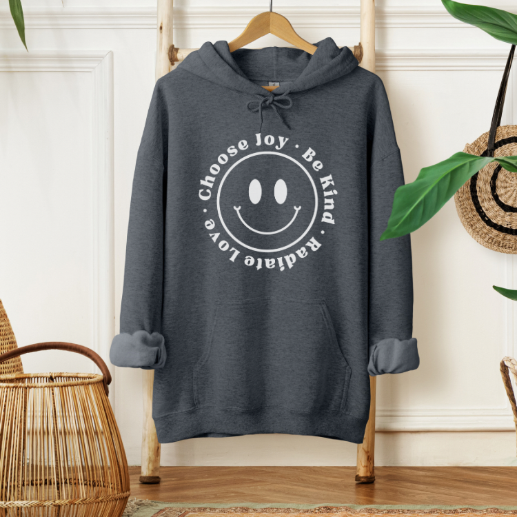 Be Kind, Choose Joy, Radiate Love Hoodie