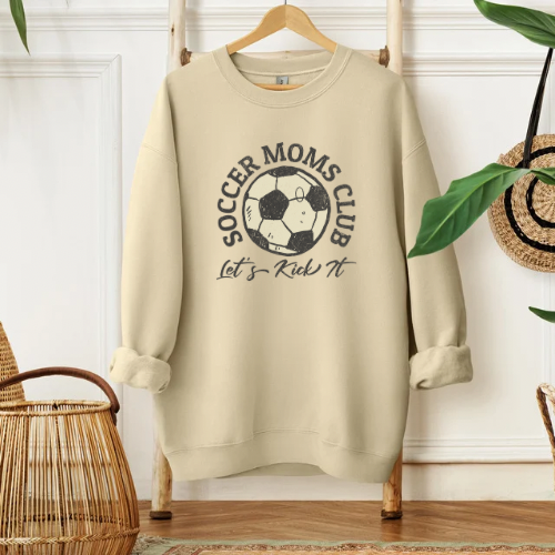 Soccer Moms Club Crewneck Sweatshirt