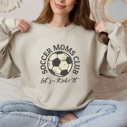 Soccer Moms Club Crewneck Sweatshirt